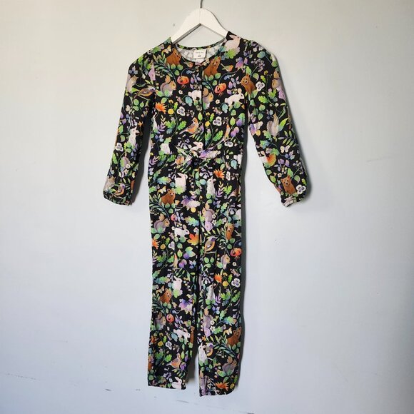 H&M x WHOOLI CHEN | Girl's Forest Animal Jumpsuit - Picture 5 of 11